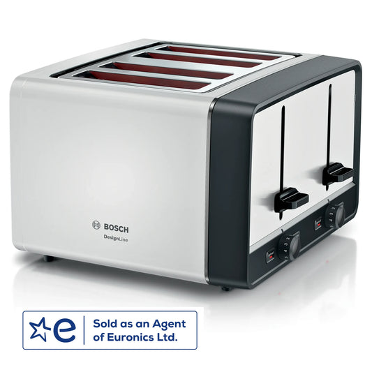 Bosch DesignLine 4 Slice Toaster TAT5P441 White