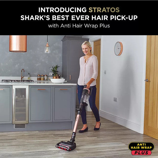 Shark IZ400UK Stratos Cordless Stick Vacuum 60 Minutes run time
