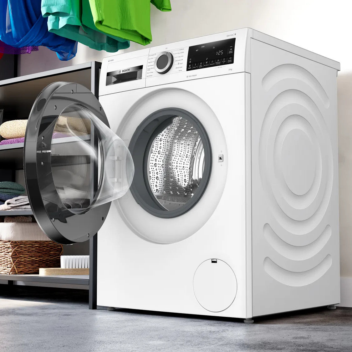 Bosch WGG244F9GB ( Series 6 ) 9kg 1400 Spin i-Dos Washing Machine