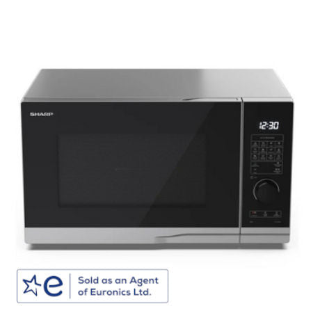 Sharp YCPG254AU-S Silver 25L Microwave with Grill