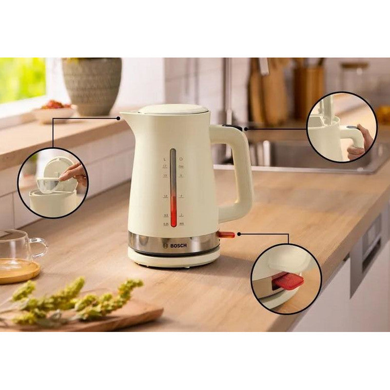 Bosch TWK4M227GB Cream 1.7 Litre MyMoment Kettle