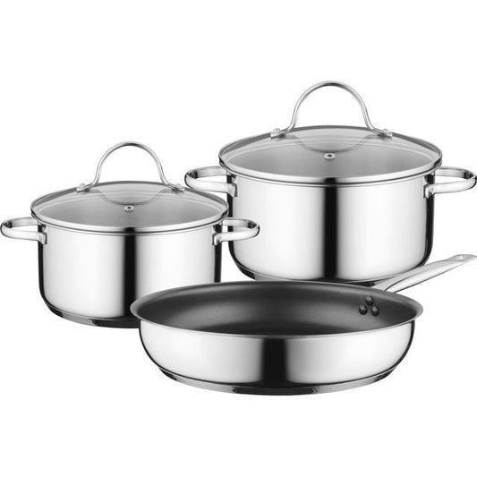 Bosch HEZ9SE030 3 Pan Set - Stainless Steel