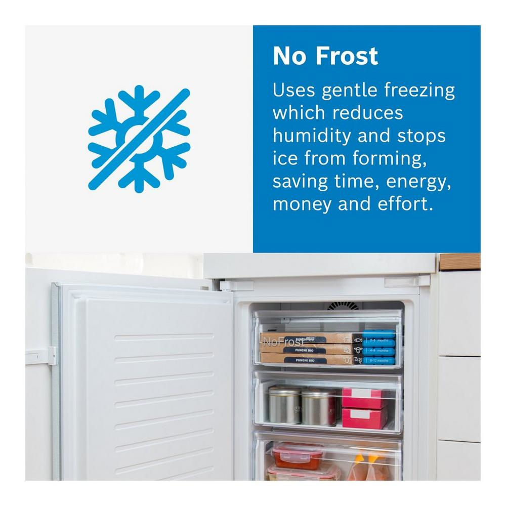 Bosch KIN85NSE0G 50/50 Built In Frost Free Fridge Freezer