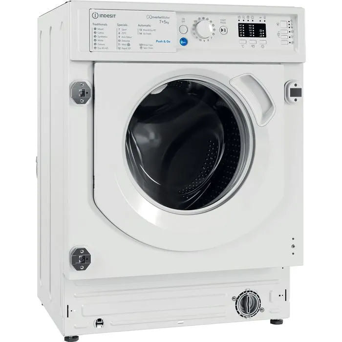 Indesit BIWDIL75148UK 7kg / 5kg 1400 Spin Built In Washer Dryer