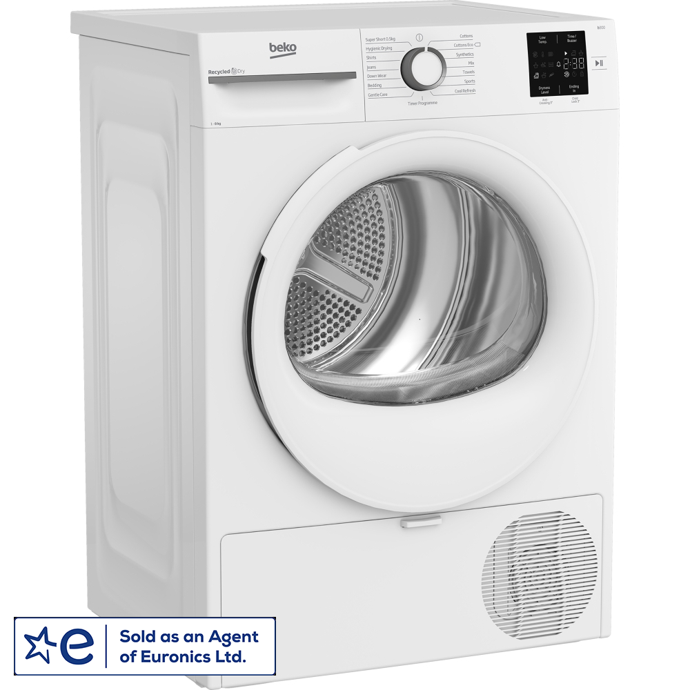 Beko BMN3T3823W 8kg Heat Pump Tumble Dryer