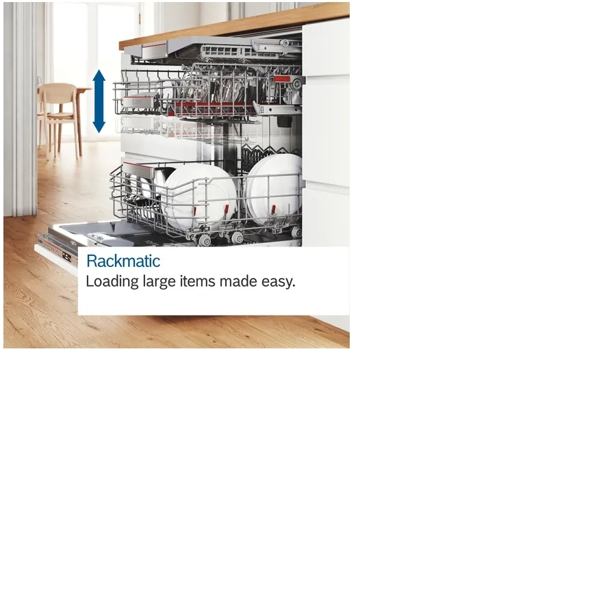 Bosch SMV6ZCX10G ( Series 6 ) 14 Place Setting ( B Rated 9 Litres ) Full Size Built In Dishwasher