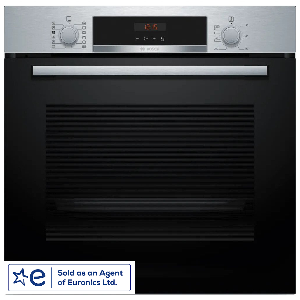 Bosch HQA574BS3B Pyrolytic ( Added Steam Function ) Built In Single Oven