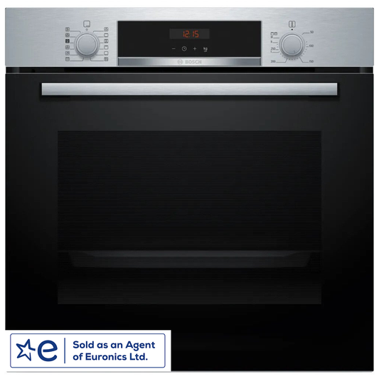 Bosch HQA574BS3B Pyrolytic ( Added Steam Function ) Built In Single Oven