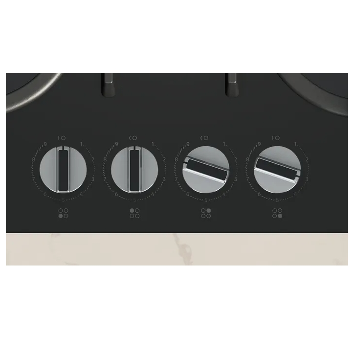 Neff T26PIP4S0 N70 Black 4 Zone Tempered Glass Gas Hob