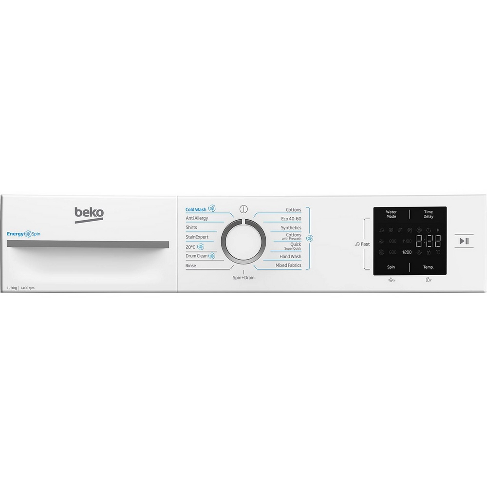 Beko BM3WT3941W 9kg 1400 Spin Washing Machine