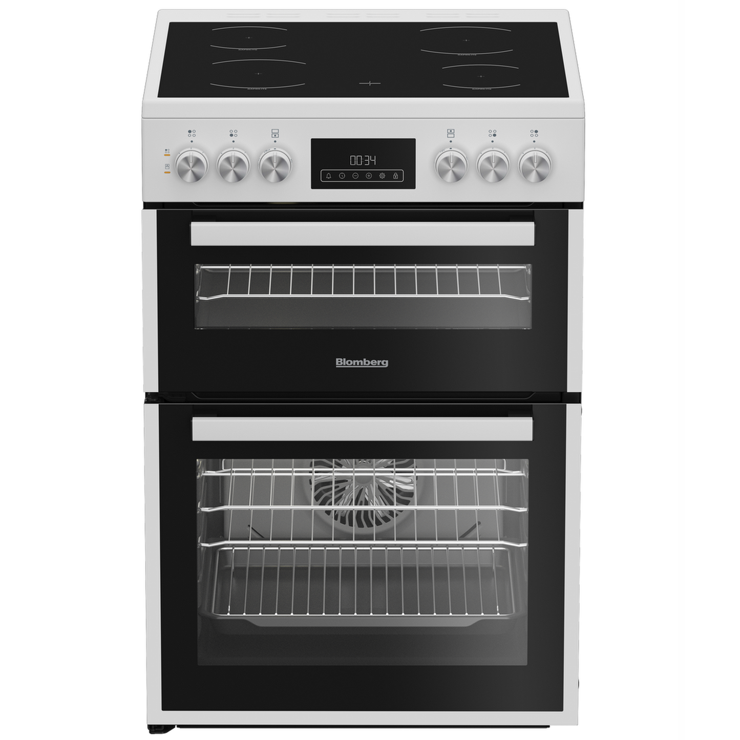 Blomberg HKRN651W 60cm Electric Double Oven Freestanding Cooker