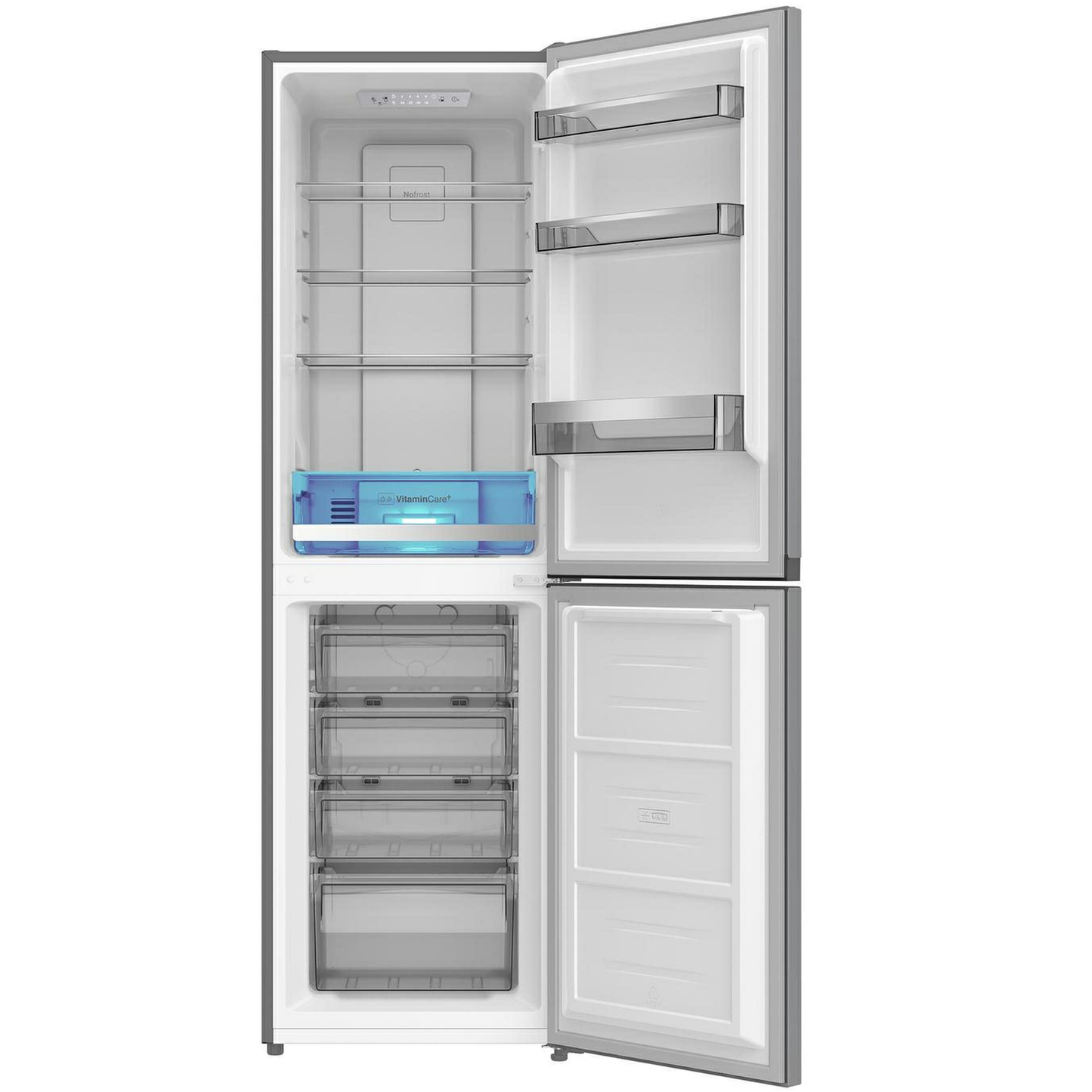 Blomberg KNE4582VPS 54cm ( 180.6 cm High ) 50/50 Inox Frost Free Fridge Freezer