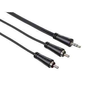Lead Hama 3.5mm To Twin Phono Cable 1.5 Metre