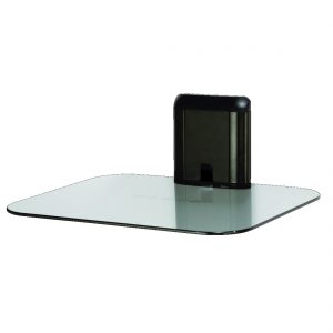 Sanus VMA401 Wall Mounting Glass Shelf For A/V Equipment