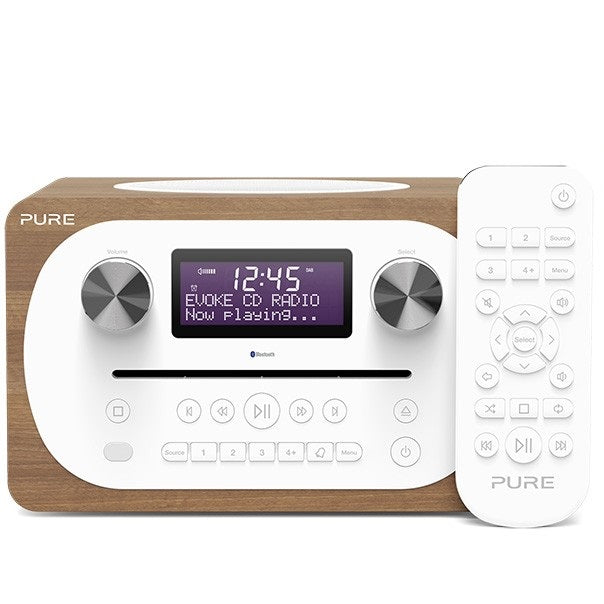 Pure CD-4 Compact Portable Radio With CD Player & Bluetooth