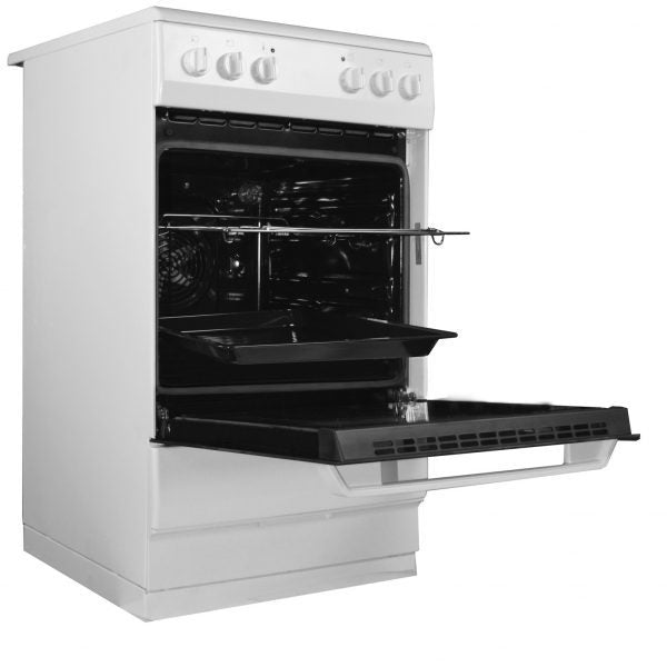 Amica AFC1530WH 50cm Single Cavity Ceramic Cooker