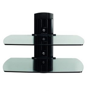Sanus VF3012 Double Glass Shelf For A/V Equipment