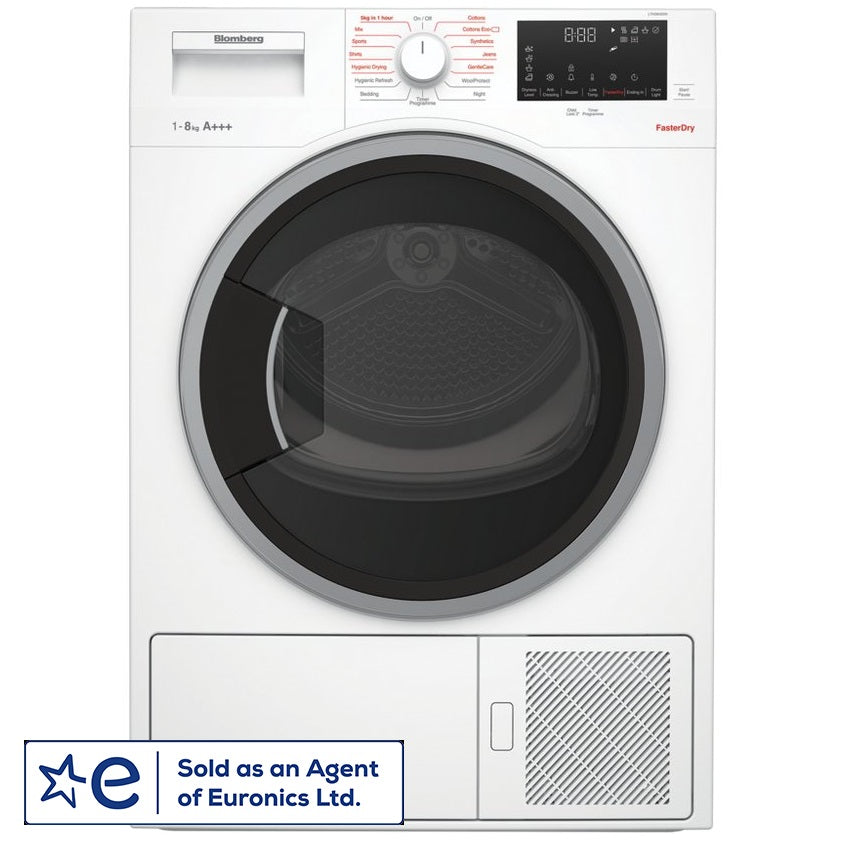 Blomberg LTH38420W A+++ 8kg Heat Pump Tumble Dryer