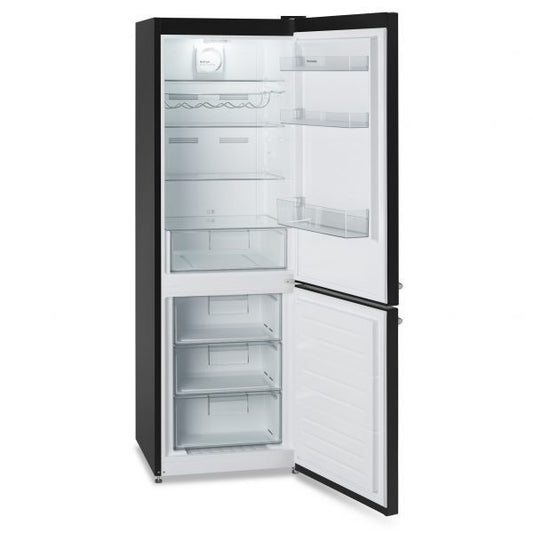 Montpellier MAB386K Black Retro 60cm ( 186cm High ) Frost Free Fridge Freezer