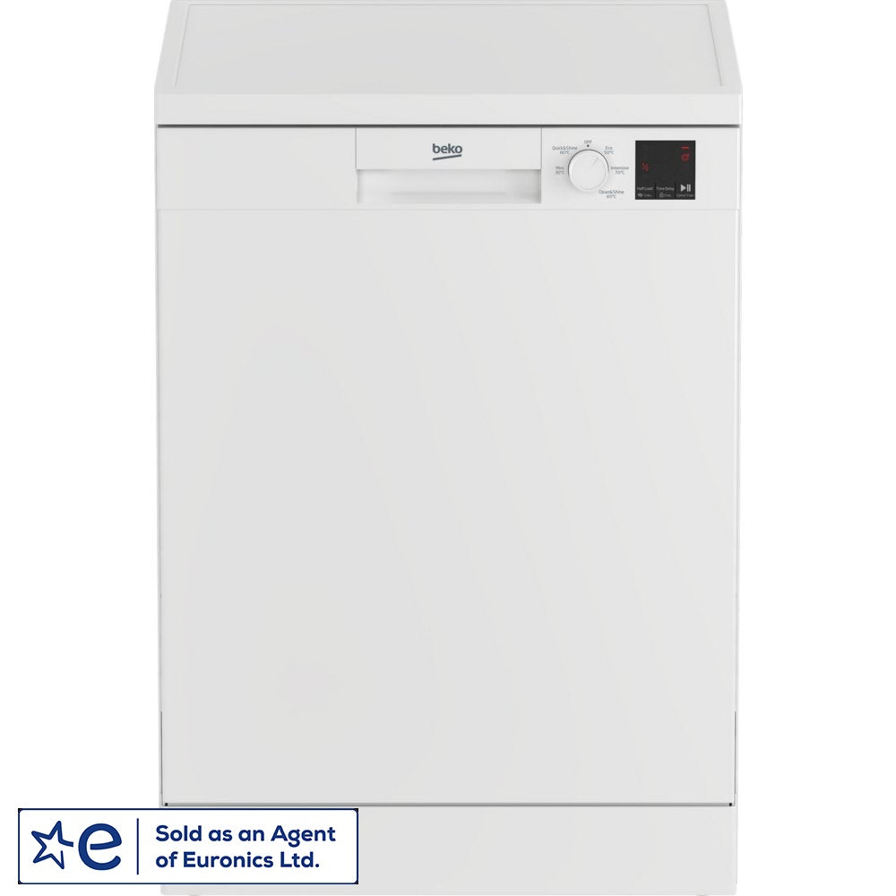 Beko DVN05C20W 60CM Full Size Dishwasher