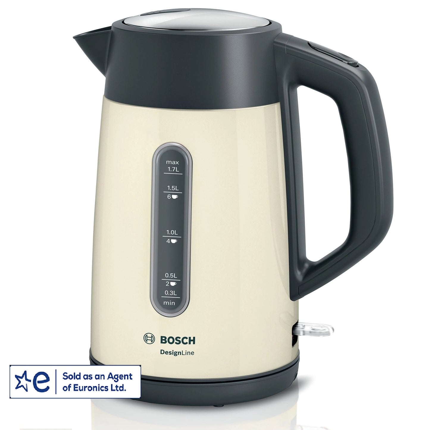 Bosch TWK4P437GB 1.7 Litre Traditional Cream Cordless Jug Kettle