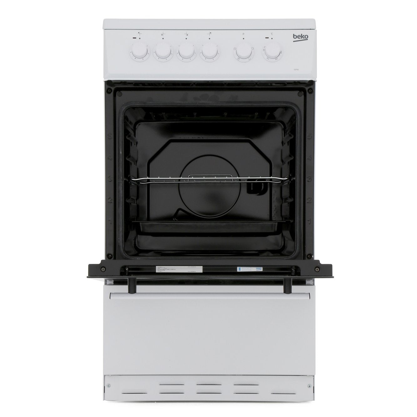 Beko ESP50W 50cm Single Cavity Electric Cooker