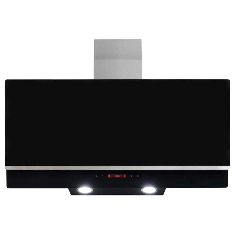 Amica AEA90BL 90CM Angle Design Chimney Extractor