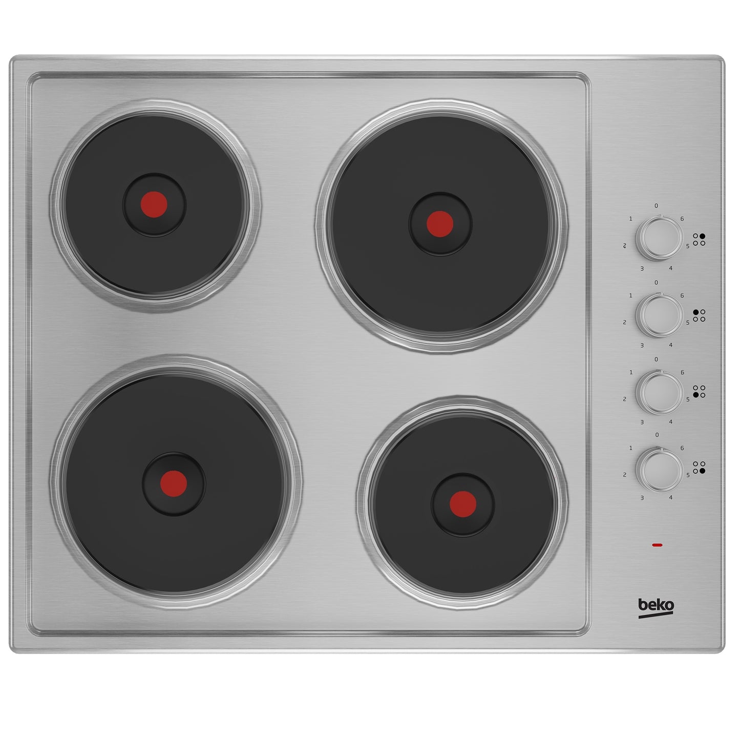 Beko HIBE64101X Built- In Solid Plate Stainless Steel Hob