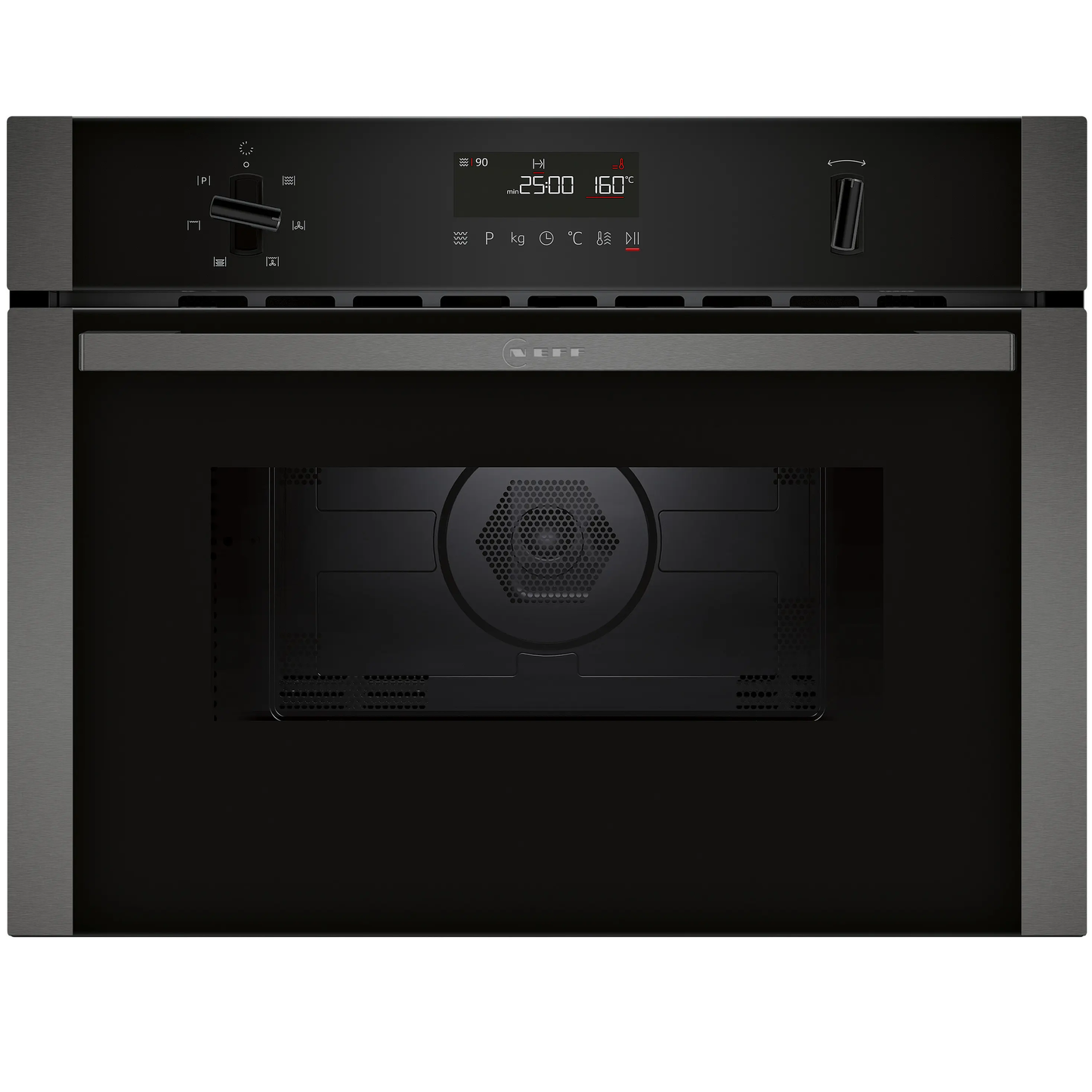 Neff C1AMG84GOB N50 ( Graphite ) 45cm Built-in Combi Microwave Oven