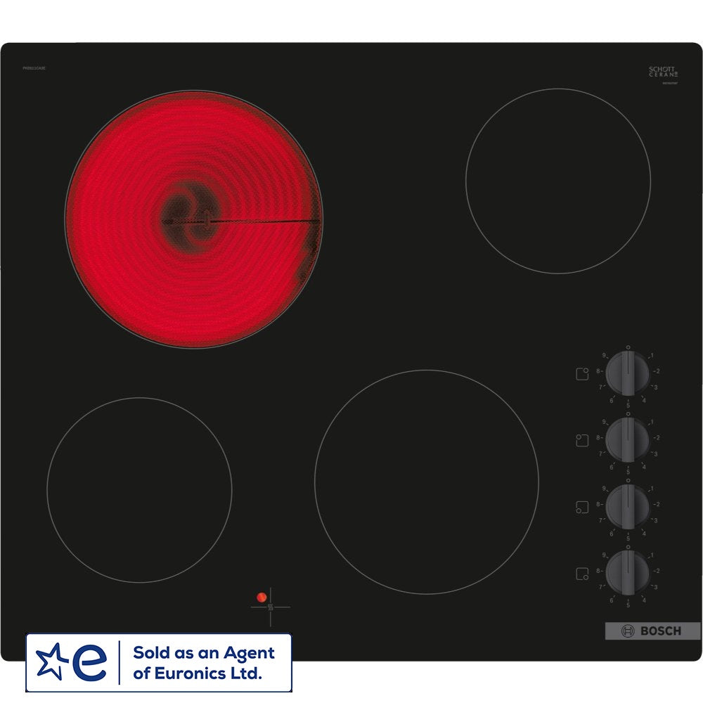 Bosch PKE611CA3E Series 2 Built- in Electric Ceramic Hob