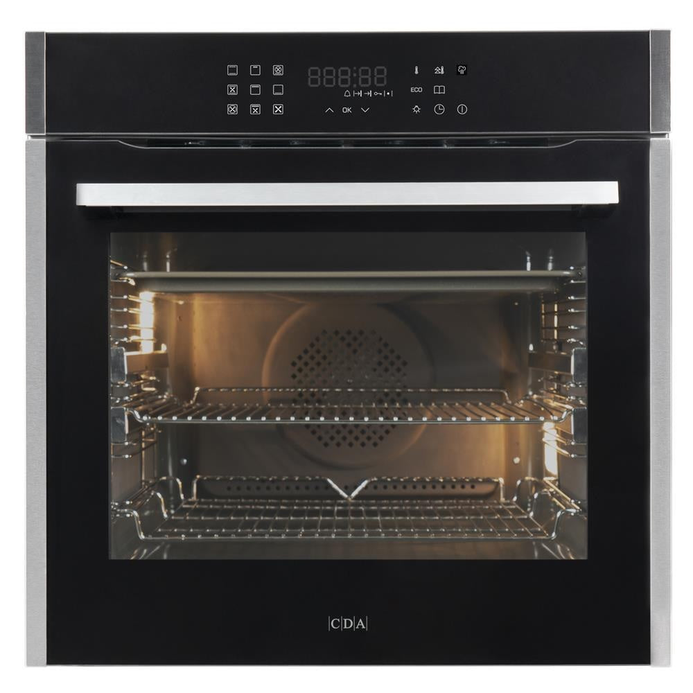 CDA SL400SS Large 77 Litres Built-In Multi Function Single Fan Oven