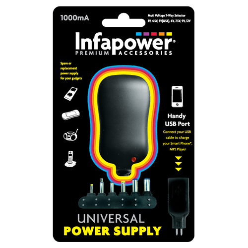 Variable Voltage Mains Power Supply ( 1 Amp )
