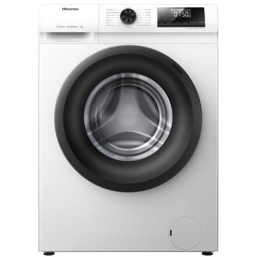 Hisense WFQP7012EVM 1200 Spin 7Kg Load Washing Machine ( Shallow Depth Only 45cm )