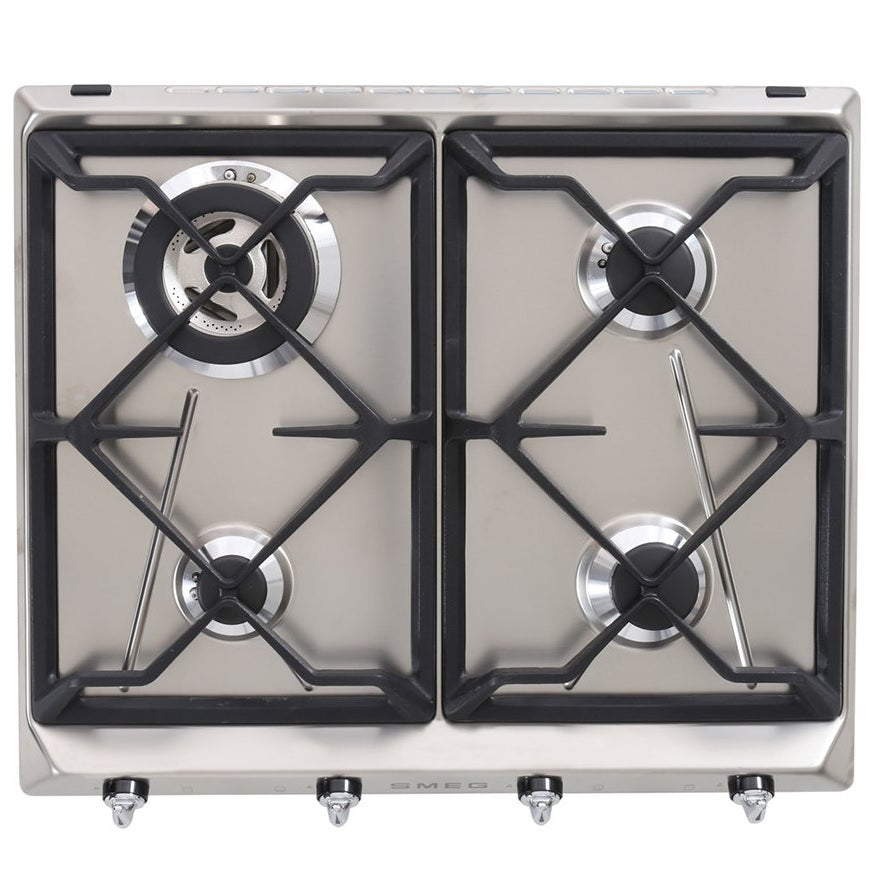 Smeg SR964XGH Victoria Stainless Steel Built- In 4 Burner Gas Hob
