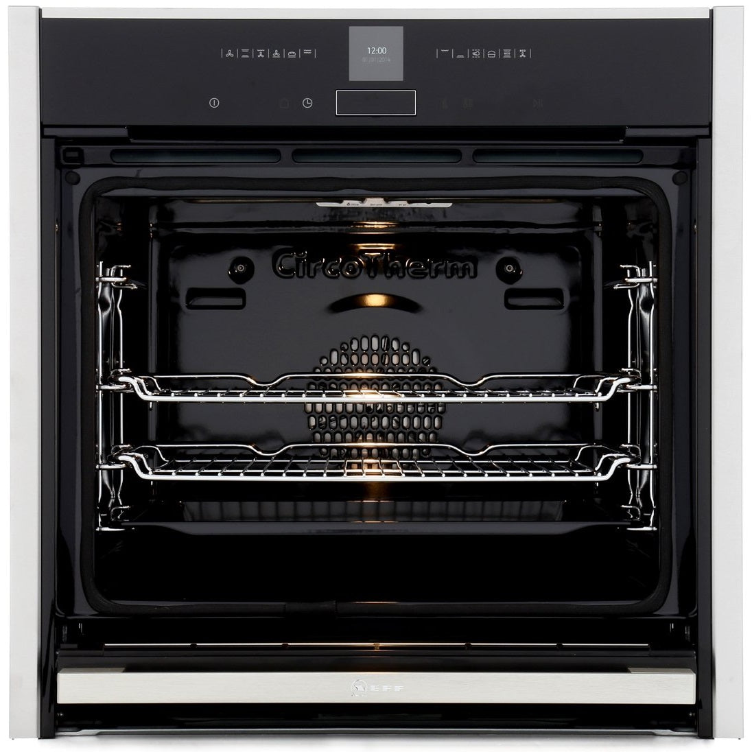 Neff B57CR22NOB N70 Built-In Single Slide & Hide Pyrolytic Fan Oven