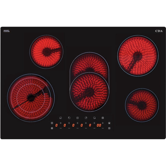 CDA HC7621FR Built- in Hard Wired Electric Ceramic Hob