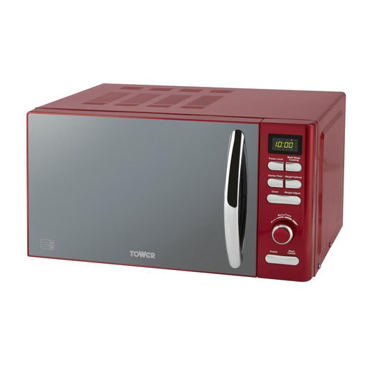 Tower T24019S Infinity 20 Litre 800W Red Microwave Oven