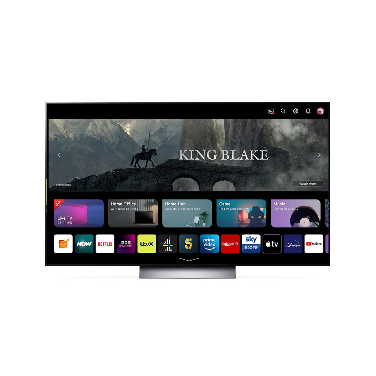 LG evo OLED65C36LC 65" 4K ( a9 AI Processor 4K Gen 6 ) OLED Television (2023)