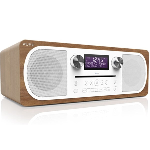 Pure CD-6 Compact Portable Radio With CD Player & Bluetooth