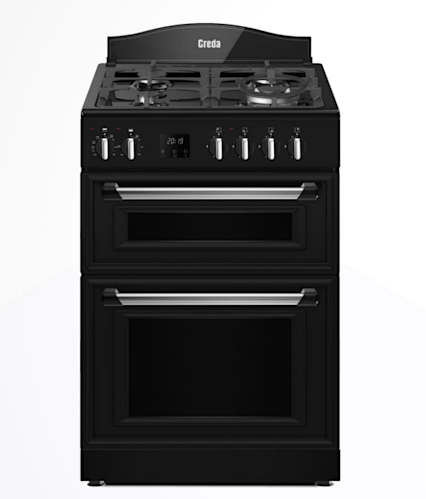 Creda C60DFMRBL 60CM Black Mini Dual Fuel Range Cooker