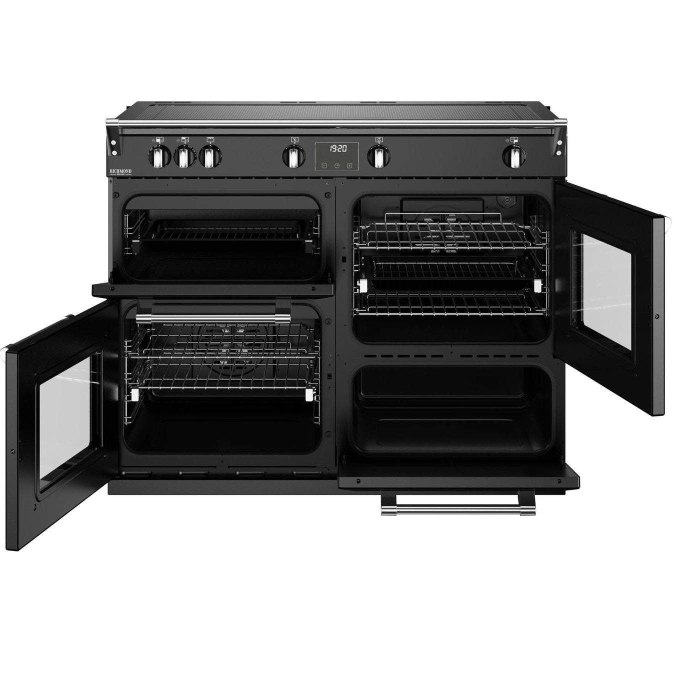 Stoves Richmond Deluxe D1100EI ZLS Zoneless Electric Induction Range Cooker With Quad Ovens