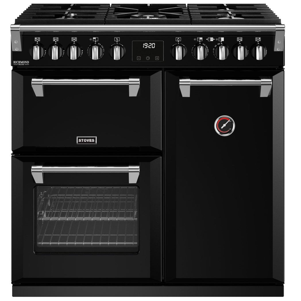 Stoves Richmond Deluxe D900DF Black Or C / Cream Dual Fuel Range Cooker