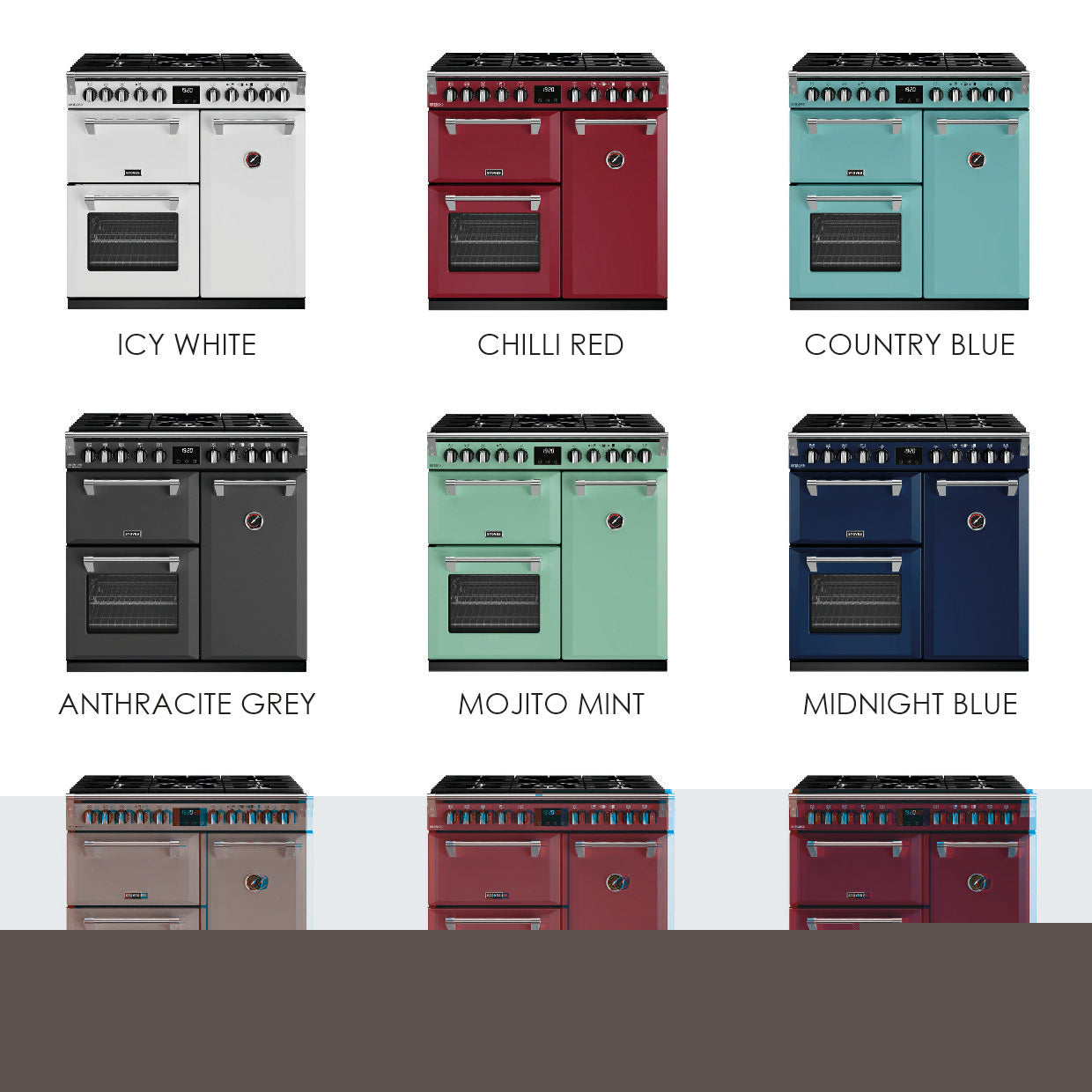 Stoves Richmond Deluxe D900DF Colour Boutique Dual Fuel Range Cooker
