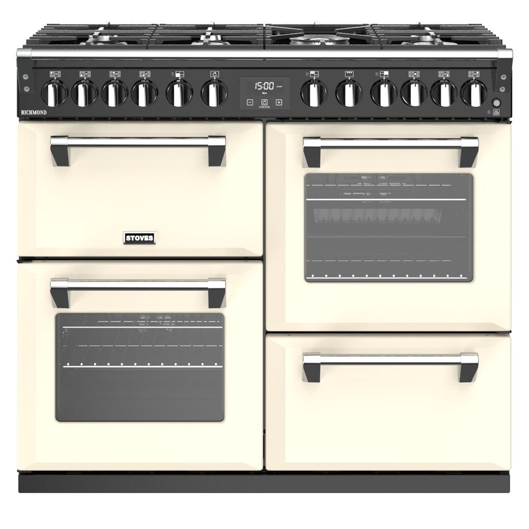 Stoves Richmond S1000DF Dual Fuel Range Cooker With 3 Ovens
