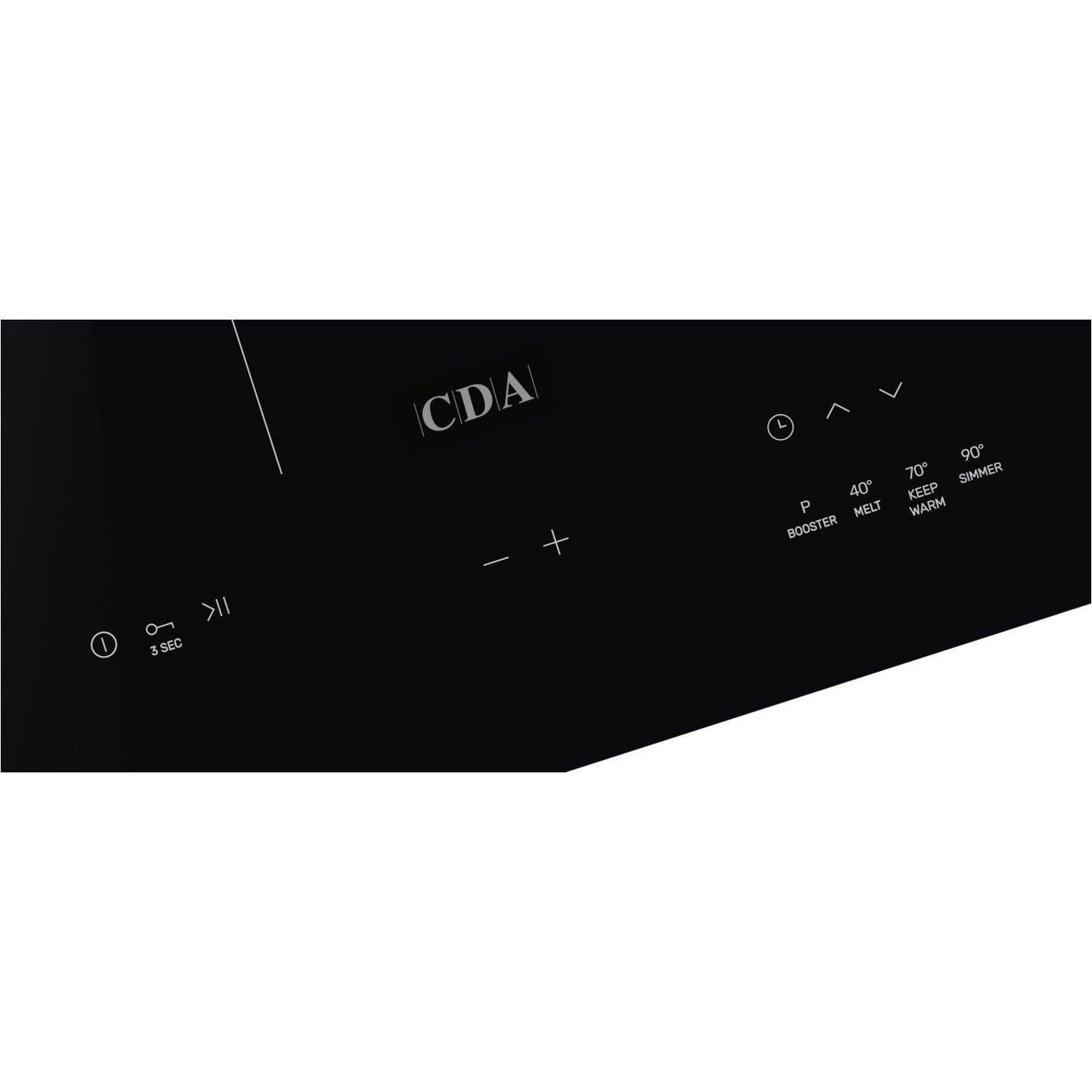 CDA HN6112FR Built- in Hard Wired / 13 Amp Configurable Electric Induction Hob