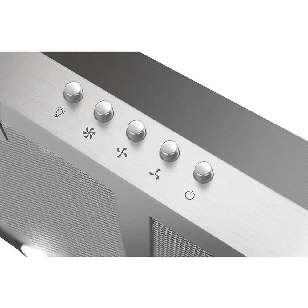 CDA ECH93SS 90CM Chimney Cooker Hood / Extractor With LED Lighting