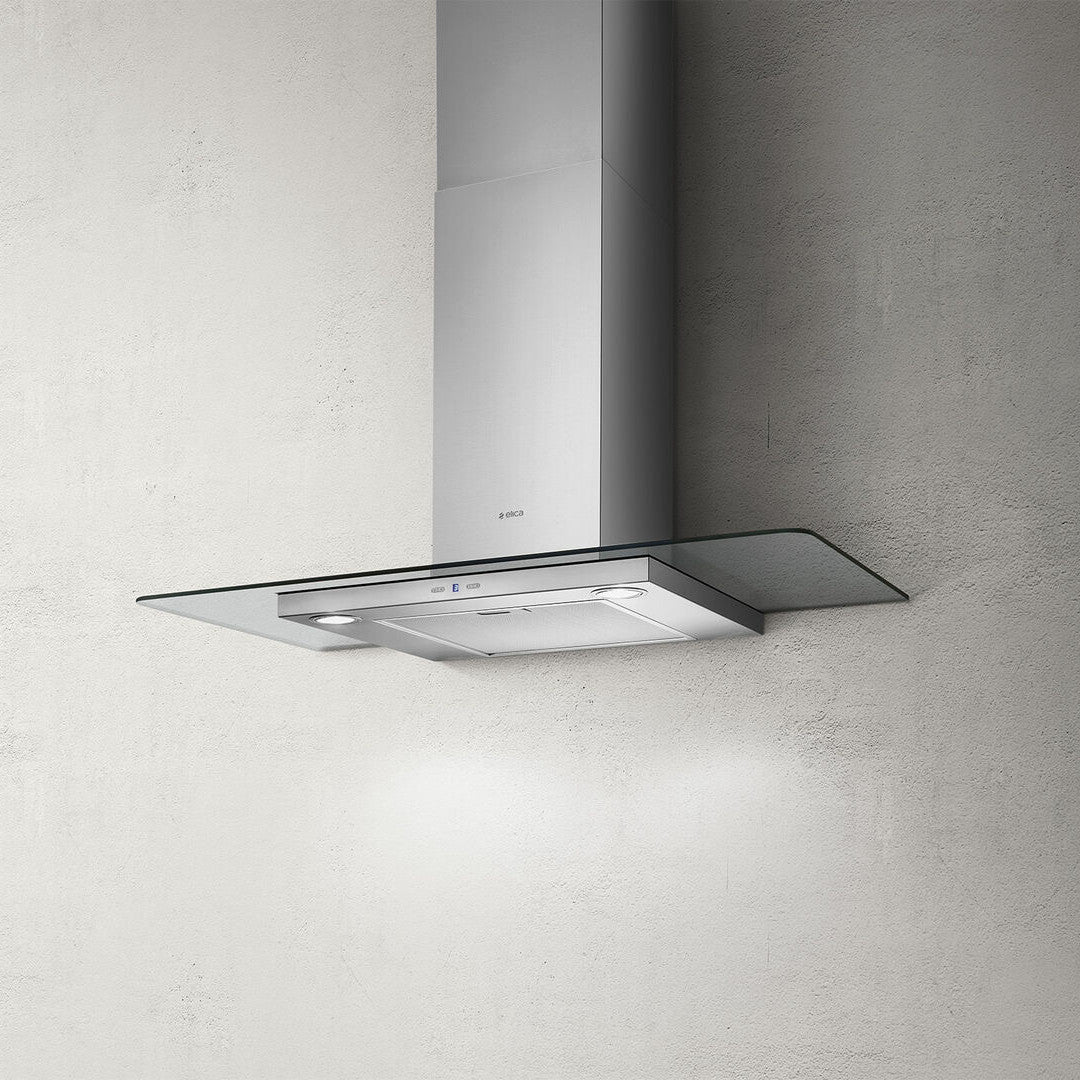 Elica Tribe A 60CM Straight Glass Extractor With LED Lighting