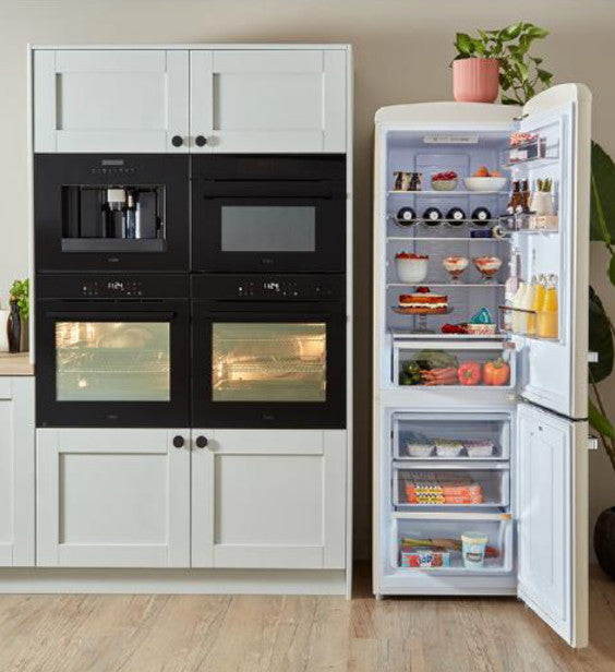 CDA Florence (Barley) 60cm (199cm high) Frost Free Fridge Freezer
