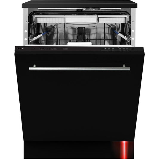 CDA CDI6372 Built-In Full Size 15 Place Setting Dishwasher Black