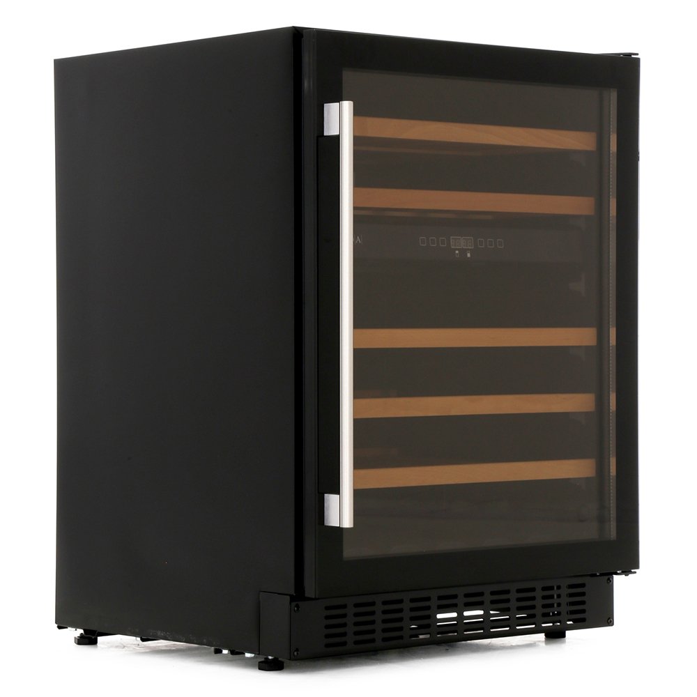 CDA FWC604BL Black 45 Bottle 60cm Wine Cooler